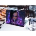 Наклейка на ноутбук - Overwatch purple Sombra Наклейка на ноутбук - Overwatch purple Sombra