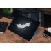 Наклейка на ноутбук - Batman white cracks logo Наклейка на ноутбук - Batman white cracks logo