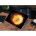 Наклейка на ноутбук - Burning bitcoin Наклейка на ноутбук - Burning bitcoin