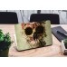 Наклейка на ноутбук - Garden Skull Light Наклейка на ноутбук - Garden Skull Light