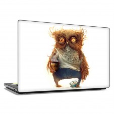 Наклейка на ноутбук - Owl