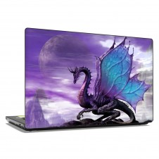 Наклейка на ноутбук - Purple dragon