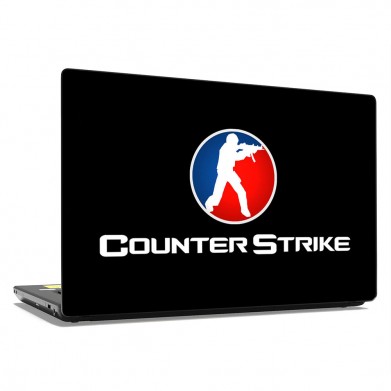 Наклейка на ноутбук - Counter-Strike old logo Наклейка на ноутбук - Counter-Strike old logo