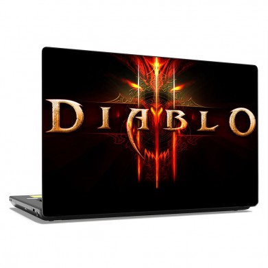 Наклейка на ноутбук - Diablo 3 logo Наклейка на ноутбук - Diablo 3 logo