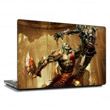 Наклейка на ноутбук - God Of War Жестокая битва