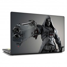 Наклейка на ноутбук - Overwatch Reaper Wight Skin