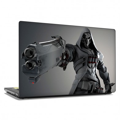 Наклейка на ноутбук - Overwatch Reaper Wight Skin Наклейка на ноутбук - Overwatch Reaper Wight Skin
