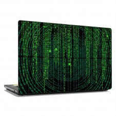 Наклейка на ноутбук - Round matrix