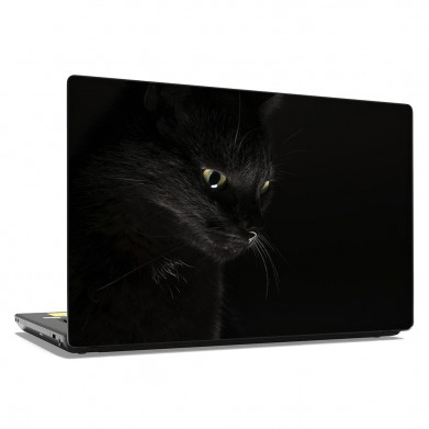 Наклейка на ноутбук - Just black cat Наклейка на ноутбук - Just black cat