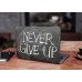Наклейка на ноутбук - Never give up Наклейка на ноутбук - Never give up