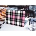 Наклейка на ноутбук - Pink Plaid