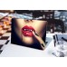 Наклейка на ноутбук - Vampire lips Наклейка на ноутбук - Vampire lips