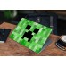 Наклейка на ноутбук - Minecraft Green texture Наклейка на ноутбук - Minecraft Green texture