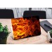 Наклейка на ноутбук - Flame background Наклейка на ноутбук - Flame background