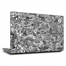 Наклейка на ноутбук - Stickers Grays