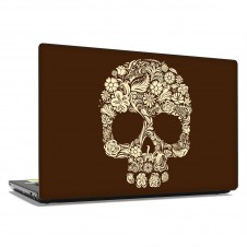 Наклейка на ноутбук - Skull Blossom