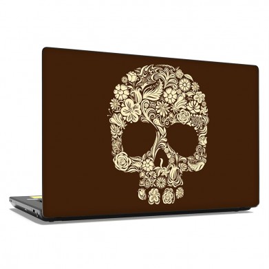 Наклейка на ноутбук - Skull Blossom Наклейка на ноутбук - Skull Blossom