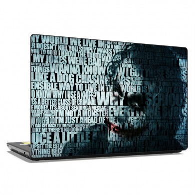 Наклейка на ноутбук - Joker text Наклейка на ноутбук - Joker text