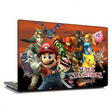 Наклейка на ноутбук - Super Smashbros brawl Наклейка на ноутбук - Super Smashbros brawl