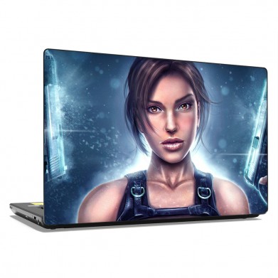 Наклейка на ноутбук - Tomb Raider Лара Крофт Наклейка на ноутбук - Tomb Raider Лара Крофт