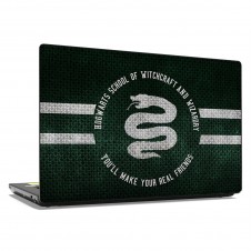 Наклейка на ноутбук - Slytherin school