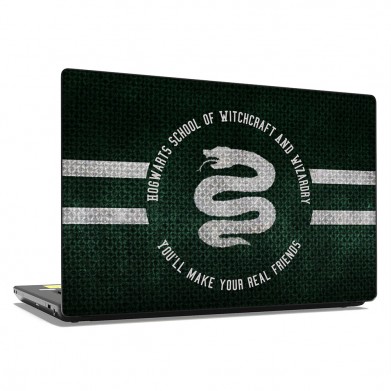 Наклейка на ноутбук - Slytherin school Наклейка на ноутбук - Slytherin school