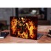 Наклейка на ноутбук - God Of War Fire Kratos Наклейка на ноутбук - God Of War Fire Kratos