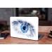 Наклейка на ноутбук - Digital white eye Наклейка на ноутбук - Digital white eye