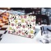 Наклейка на ноутбук - Floral Cow Наклейка на ноутбук - Floral Cow