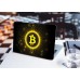 Наклейка на ноутбук - Yellow Bitcoin Наклейка на ноутбук - Yellow Bitcoin