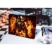 Наклейка на ноутбук - God Of War Fire Kratos Наклейка на ноутбук - God Of War Fire Kratos
