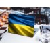 Наклейка на ноутбук - Украинский Флаг Наклейка на ноутбук - Украинский Флаг