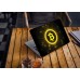 Наклейка на ноутбук - Yellow Bitcoin Наклейка на ноутбук - Yellow Bitcoin