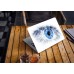 Наклейка на ноутбук - Digital white eye Наклейка на ноутбук - Digital white eye