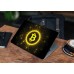 Наклейка на ноутбук - Yellow Bitcoin Наклейка на ноутбук - Yellow Bitcoin