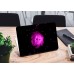 Наклейка на ноутбук - Pink glowing flower Наклейка на ноутбук - Pink glowing flower