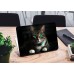 Наклейка на ноутбук - Green eyes cat Наклейка на ноутбук - Green eyes cat