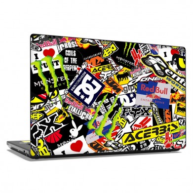 Наклейка на ноутбук - Extreme Stickers Наклейка на ноутбук - Extreme Stickers