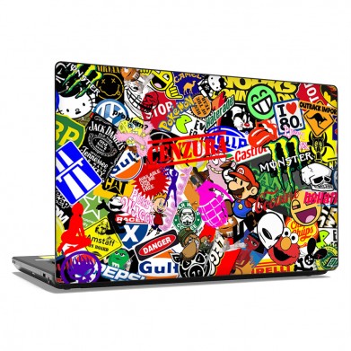 Наклейка на ноутбук - Stickers Mix Наклейка на ноутбук - Stickers Mix