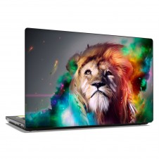 Наклейка на ноутбук - Rainbow lion