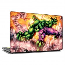 Наклейка на ноутбук - Halk comics