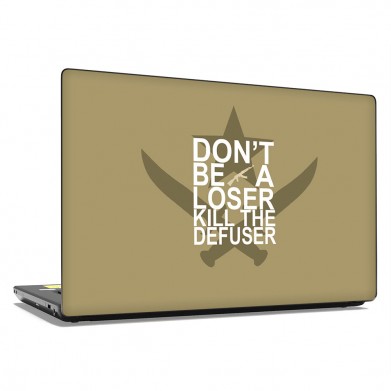 Наклейка на ноутбук - Counter-Strike not a loser Наклейка на ноутбук - Counter-Strike not a loser