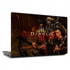 Наклейка на ноутбук - Diablo Воин