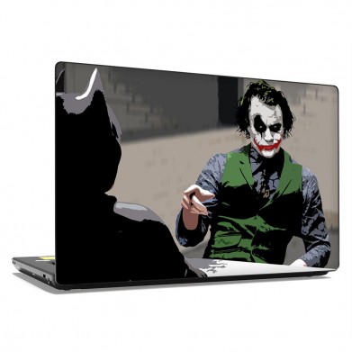 Наклейка на ноутбук - Batman and Joker