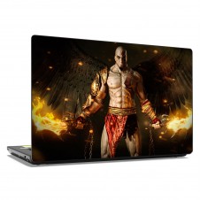 Наклейка на ноутбук - God Of War Prepear to fight