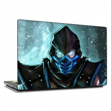 Наклейка на ноутбук - Sub-zero eyes anime