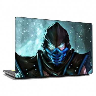Наклейка на ноутбук - Sub-zero eyes anime Наклейка на ноутбук - Sub-zero eyes anime