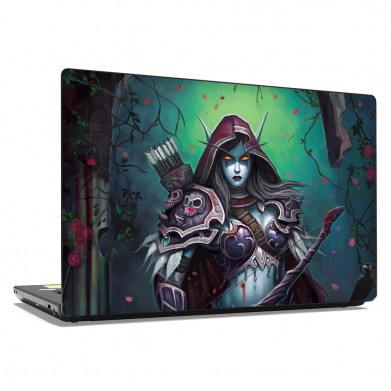 Наклейка на ноутбук - Warcraft Drow