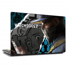 Наклейка на ноутбук - Watch Dogs 2