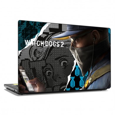 Наклейка на ноутбук - Watch Dogs 2 Наклейка на ноутбук - Watch Dogs 2